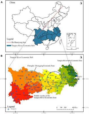 Evaluating civil aviation airport competitiveness in the Yangtze River Economic Belt of China: A lens of spatial-temporal evolution